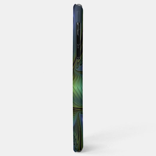 Abstracte Star, glimmende Blauwe Groene Golden Fra Case-Mate iPhone Case (Achterkant/links)