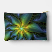 Abstracte Star, glimmende Blauwe Groene Golden Fra Etui (Achterkant)