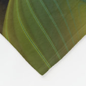 Abstracte Star, glimmende Blauwe Groene Golden Fra Fleece Deken (Hoek)