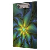 Abstracte Star, glimmende Blauwe Groene Golden Fra Klembord (Links)