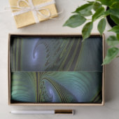 Abstracte Star, glimmende Blauwe Groene Golden Fra Tissuepapier (Geschenk)