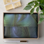 Abstracte Star, glimmende Blauwe Groene Golden Fra Tissuepapier (Geschenk)