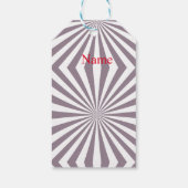 Abstracte Starburst Thunder_Cove Cadeaulabel (Achterkant)