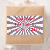 Abstracte Starburst Thunder_Cove Etiket (Insitu)