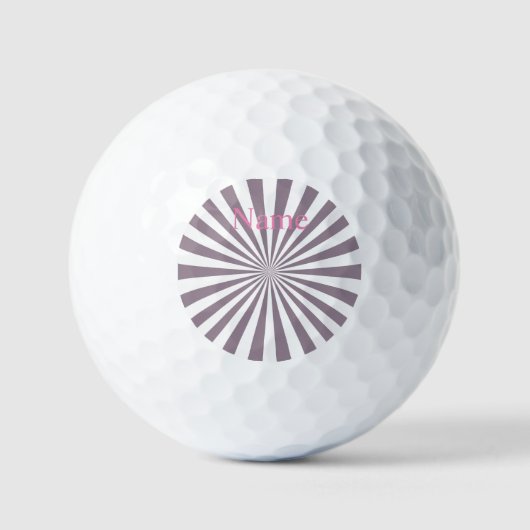 Abstracte Starburst Thunder_Cove Golfballen (Voorkant)