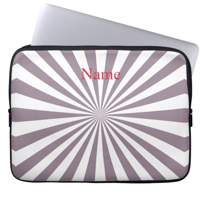 Abstracte Starburst Thunder_Cove Laptop Sleeve (Voorkant)