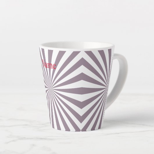 Abstracte Starburst Thunder_Cove Latte Mok (Rechterhoek)