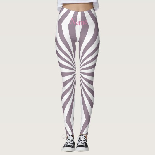 Abstracte Starburst Thunder_Cove Leggings (Voorkant)