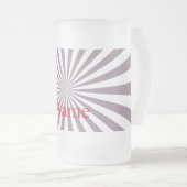Abstracte Starburst Thunder_Cove Matglas Bierpul (Voorkant rechts)