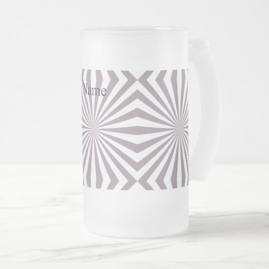 Abstracte Starburst Thunder_Cove Matglas Bierpul (Voorkant rechts)