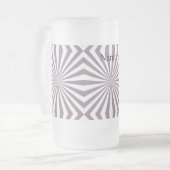 Abstracte Starburst Thunder_Cove Matglas Bierpul (Voorkant links)