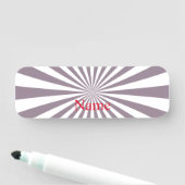 Abstracte Starburst Thunder_Cove Naamplaatje (In situ)