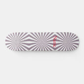 Abstracte Starburst Thunder_Cove Persoonlijk Skateboard (Horizontaal)