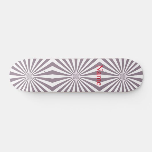 Abstracte Starburst Thunder_Cove Persoonlijk Skateboard (Horizontaal)