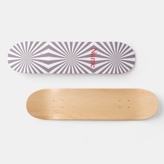 Abstracte Starburst Thunder_Cove Persoonlijk Skateboard (Horizontaal)