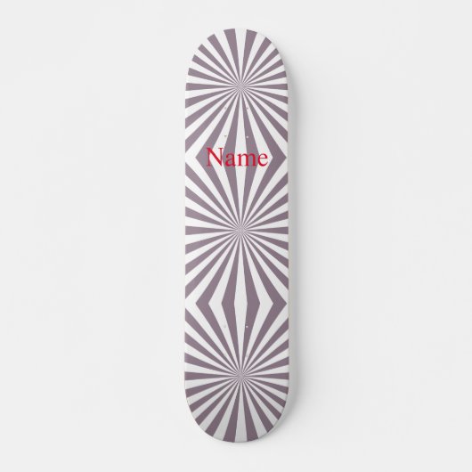 Abstracte Starburst Thunder_Cove Persoonlijk Skateboard (Voorkant)