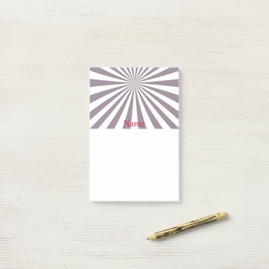 Abstracte Starburst Thunder_Cove Post-it® Notes (Op bureau)