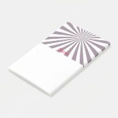 Abstracte Starburst Thunder_Cove Post-it® Notes (Schuin)