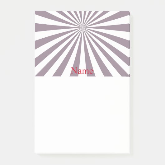 Abstracte Starburst Thunder_Cove Post-it® Notes (Voorkant)