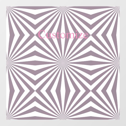 Abstracte Starburst Thunder_Cove Raamsticker (Vel)