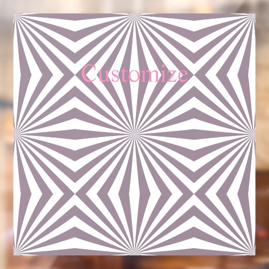 Abstracte Starburst Thunder_Cove Raamsticker (Vel 2)