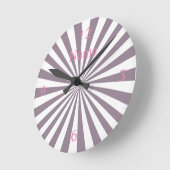 Abstracte Starburst Thunder_Cove Ronde Klok (Hoek)