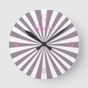 Abstracte Starburst Thunder_Cove Ronde Klok