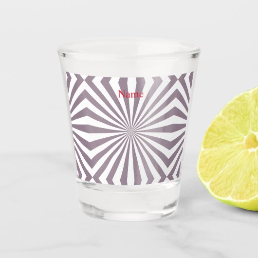 Abstracte Starburst Thunder_Cove Shot Glas (Voorkant)