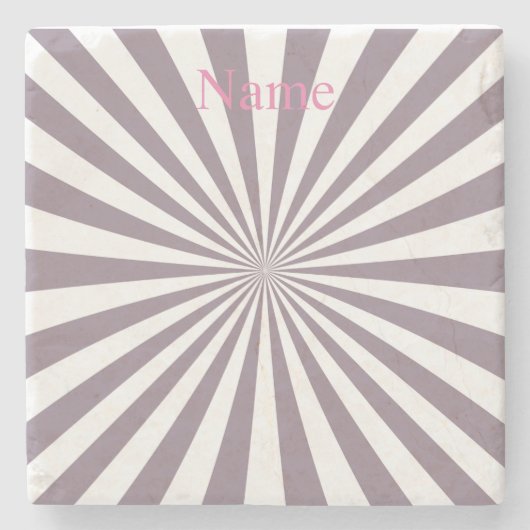 Abstracte Starburst Thunder_Cove Stenen Onderzetter (Voorkant)