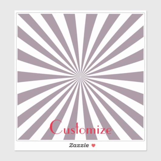 Abstracte Starburst Thunder_Cove Sticker (Vel)