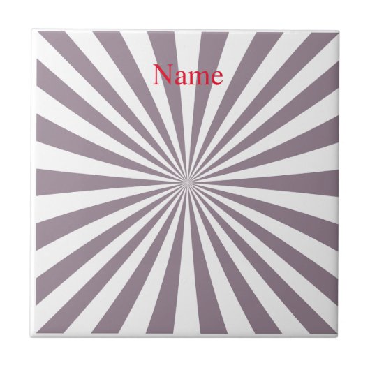 Abstracte Starburst Thunder_Cove Tegeltje (Voorkant)