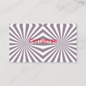 Abstracte Starburst Thunder_Cove Visitekaartje (Achterkant)