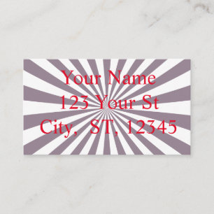 Abstracte Starburst Thunder_Cove Visitekaartje