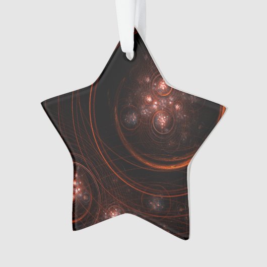 Abstracte Starlight Acrylic Star Ornament (voorkant)