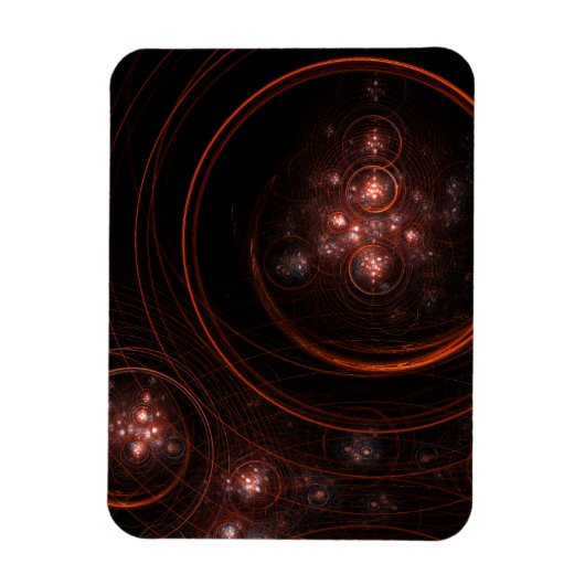 Abstracte Starlight-art Premium Magnet Magneet (Verticaal)