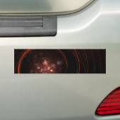 Abstracte Starlight-Bumpersticker Bumpersticker (Op auto)