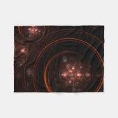 Abstracte Starlight-kunst Fleece Deken (Voorkant (Horizontaal))