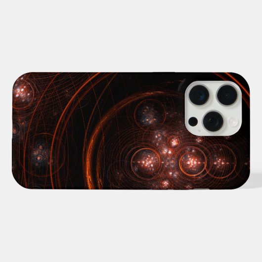 Abstracte Starlight-kunst iPhone Hoesje (Achterkant horizontaal)