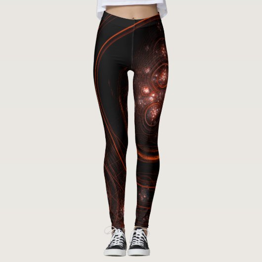Abstracte Starlight-kunst Leggings (Voorkant)