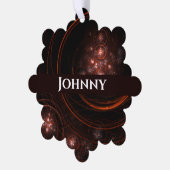 Abstracte Starlight-kunst Ornament Kaart (Links)