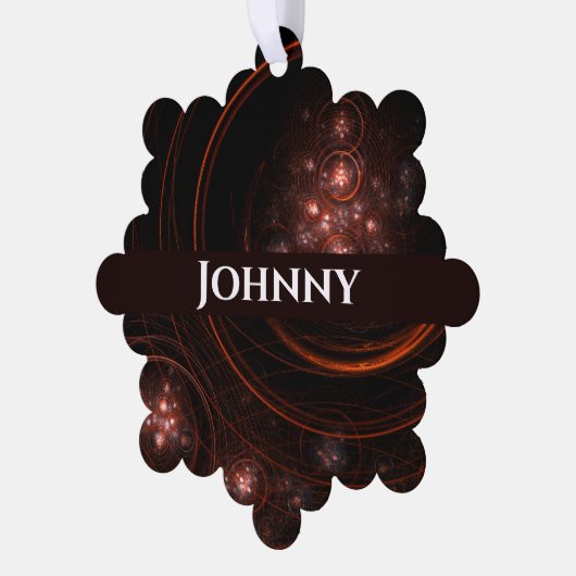 Abstracte Starlight-kunst Ornament Kaart (Links)