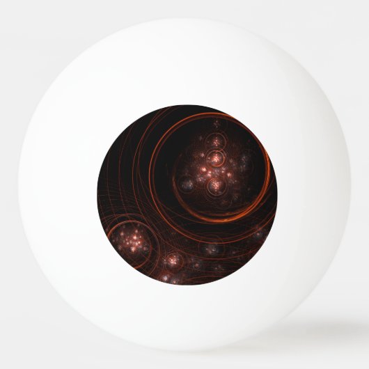 Abstracte Starlight-kunst Pingpongbal (Voorkant)