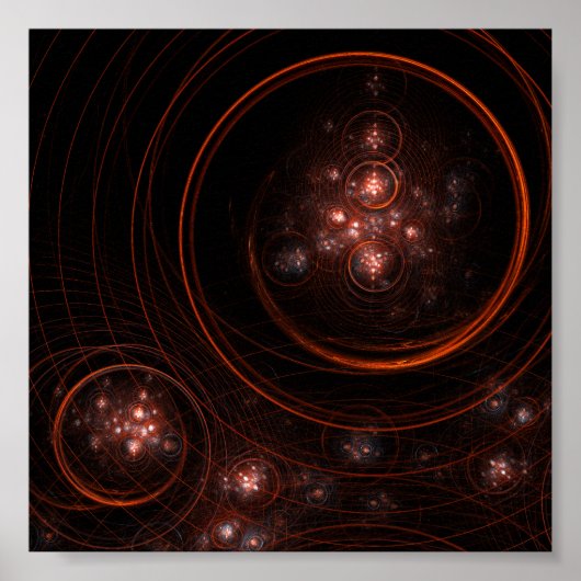 Abstracte Starlight-kunst Poster (Voorkant)