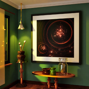 Abstracte Starlight-kunst Poster