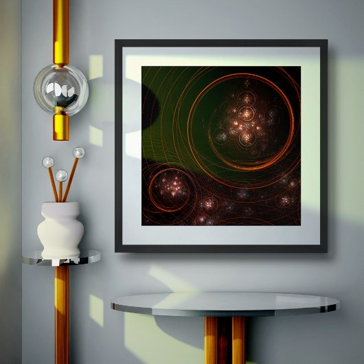 Abstracte Starlight-kunst Poster
