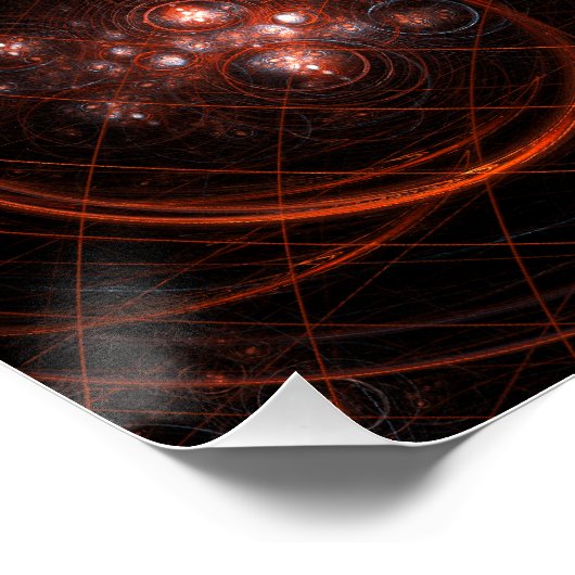 Abstracte Starlight-kunst Poster (Hoek)