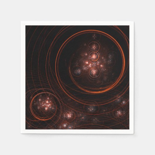 Abstracte Starlight-kunst Servetten (Voorkant)