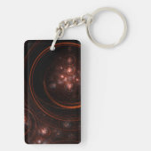 Abstracte Starlight-kunst Sleutelhanger (achterkant)