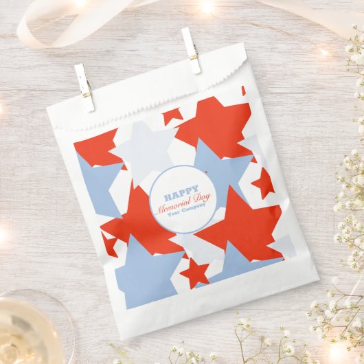 Abstracte Stars Memorial Day Event Party Bedankzakje (Geknipt)