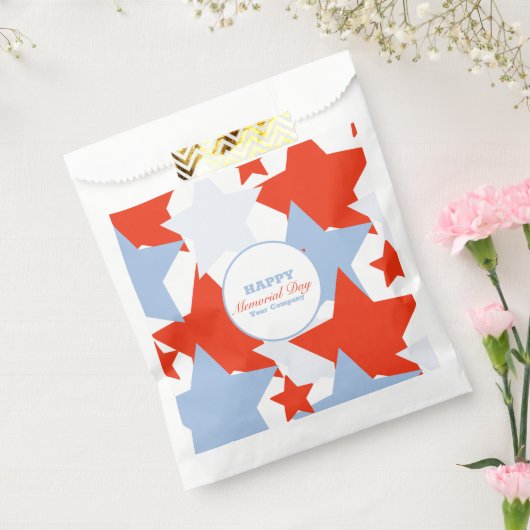 Abstracte Stars Memorial Day Event Party Bedankzakje (Gezegeld)